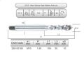 HSSE DIN371/C 35° HELİS M10x1,5 (6H)