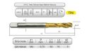 HSSE DIN371/C 35° HELİS M4x0,7 (6H) TİN