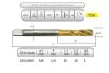 HSSE DIN371/C 35° HELİS M6x1 (6H) TİN